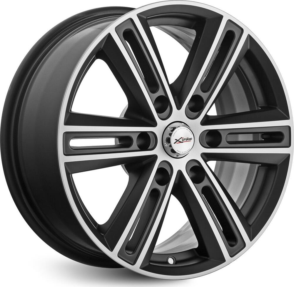 X'trike X-124 7.5x17 6x139.7 ET 25 Dia 106.1 BKM/FP