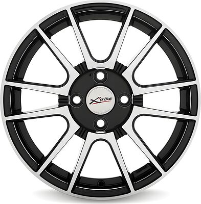 X'trike X-127 6x15 4x100 ET 35 Dia 67.1 BK