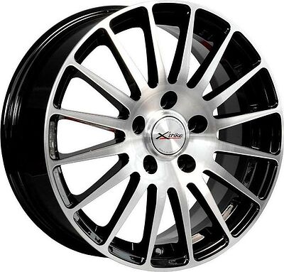 X'trike X-128 6.5x16 5x114.3 ET 40 Dia 66.1 BK/FP