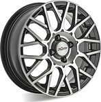 X'trike X-132 6x15 4x100 ET 46 Dia 60.1 BK/FP