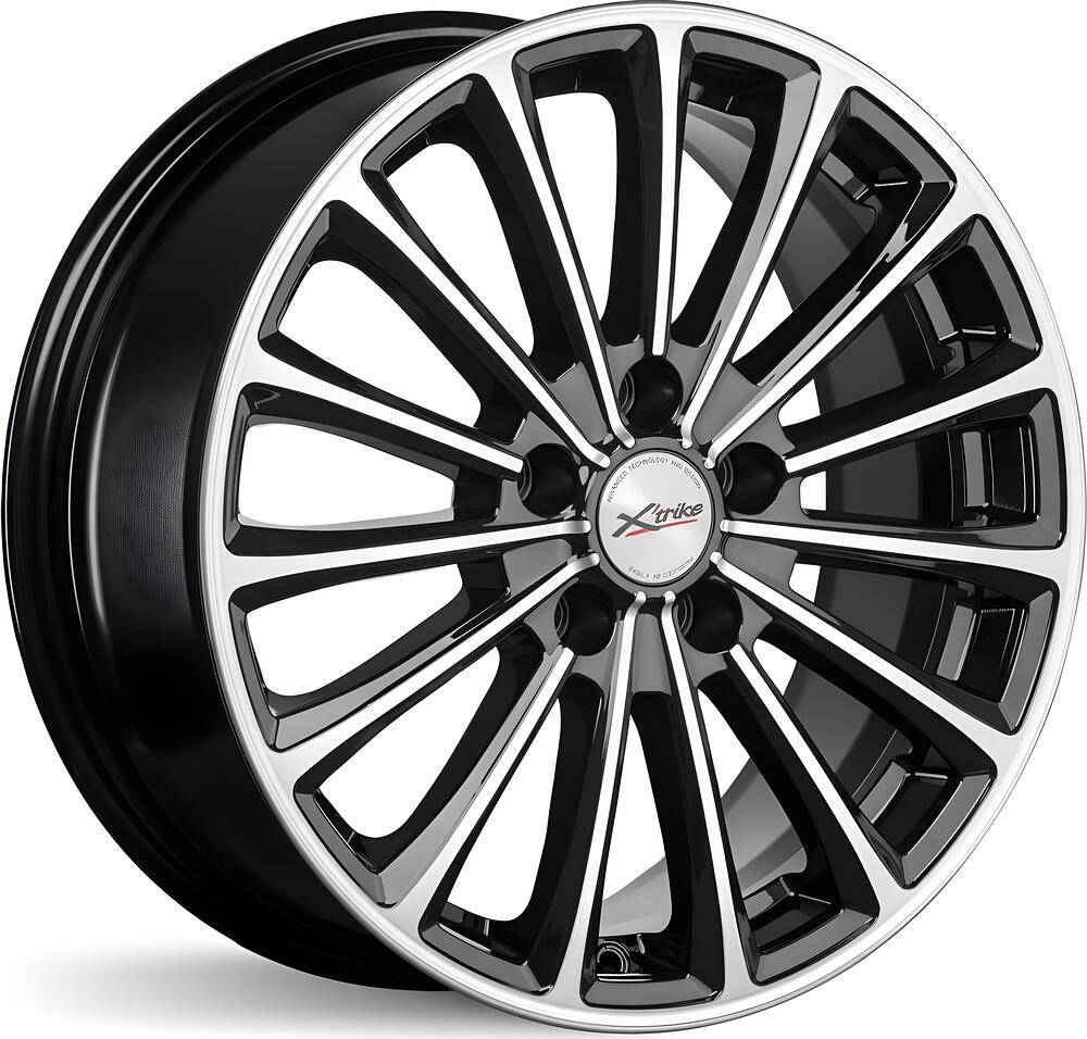 X'trike X-136 7x17 5x114.3 ET 50 Dia 64.1 BK/FP