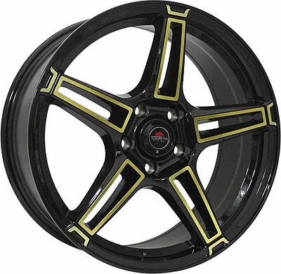 Yokatta MODEL-35 7x17 5x108 ET 55 Dia 63.3 BK+Y