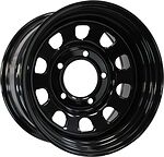 Zepp 4x4 Dodge Ram 2500/3500, Hummer H1/H2 Semicircle 9x17 5x165 Dia 121 Gloss Black