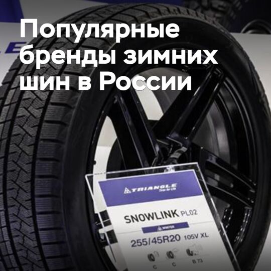 Названы популярные бренды зимних шин в России