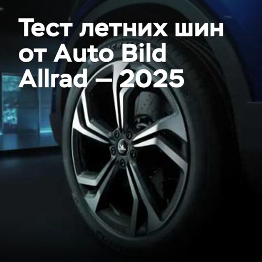 Тест летних шин от Auto Bild Allrad — 2025