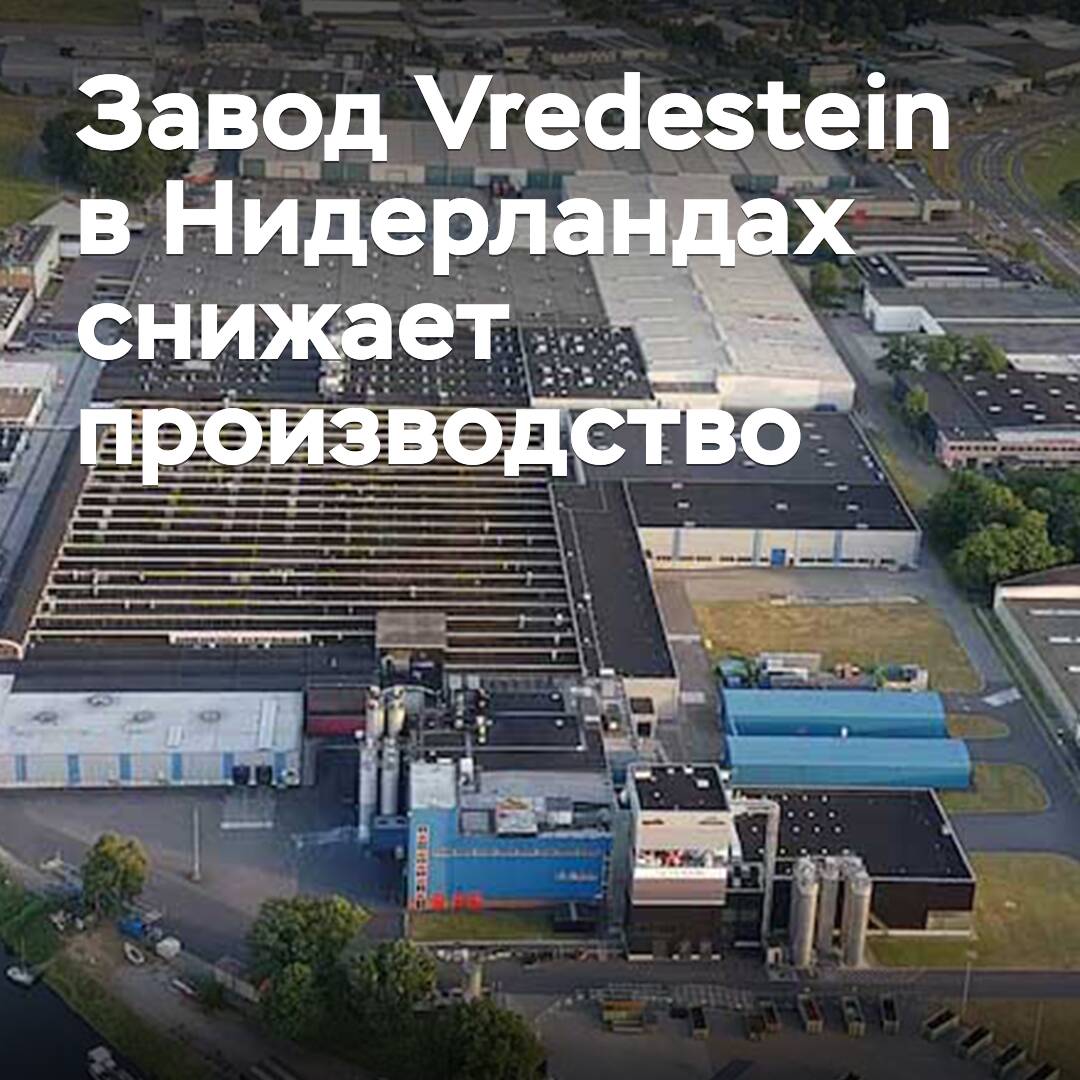 Завод Vredestein в Нидерландах снижает производство