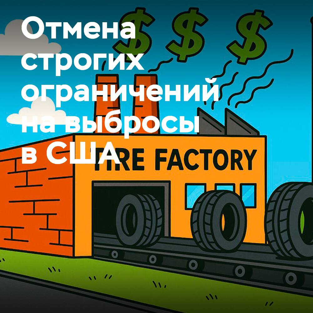 Американская шинная ассоциация приветствует отмену правила чистого воздуха