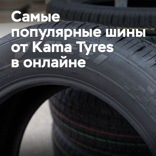 Названы самые популярные шины от Kama Tyres в онлайне