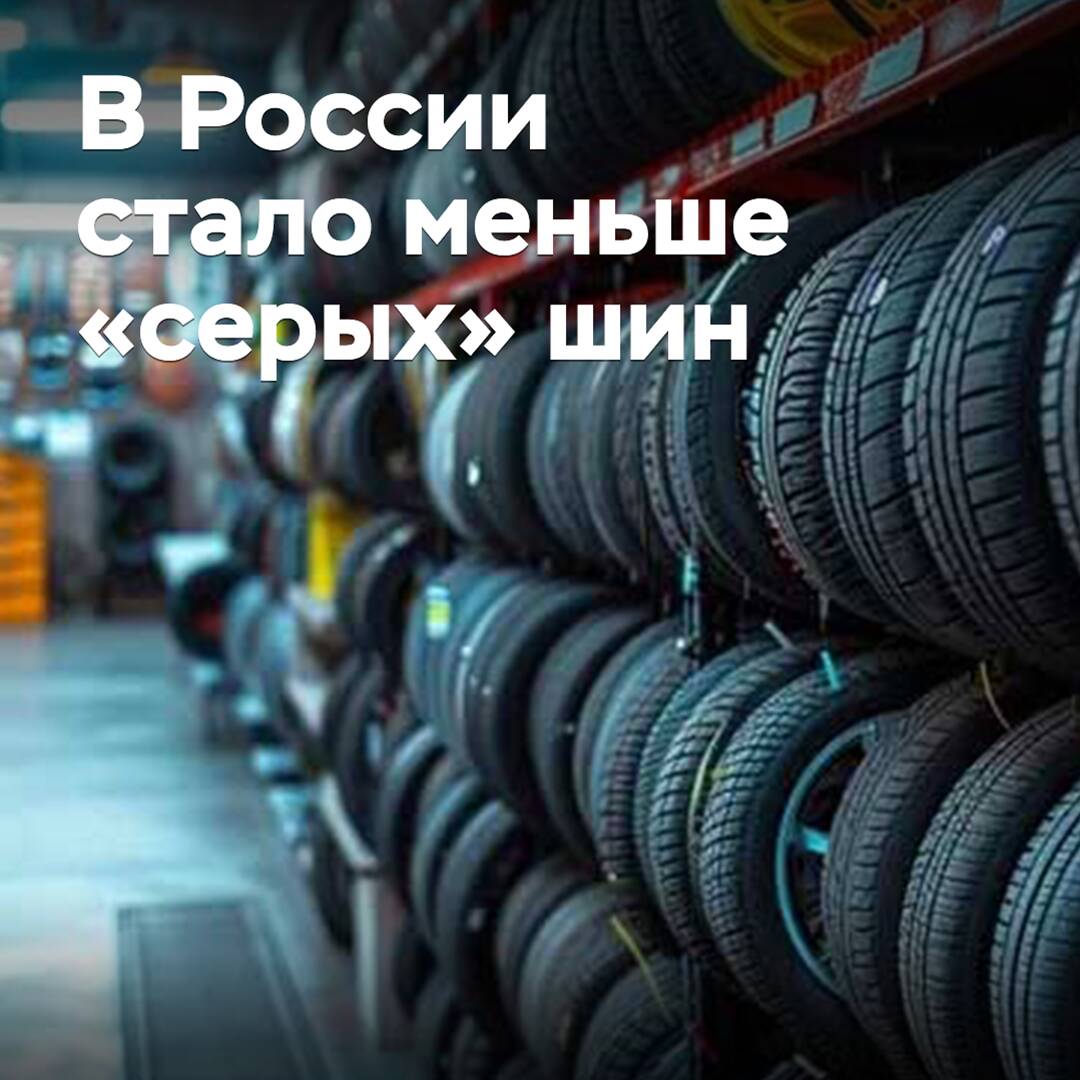 В России стало меньше «серых» шин