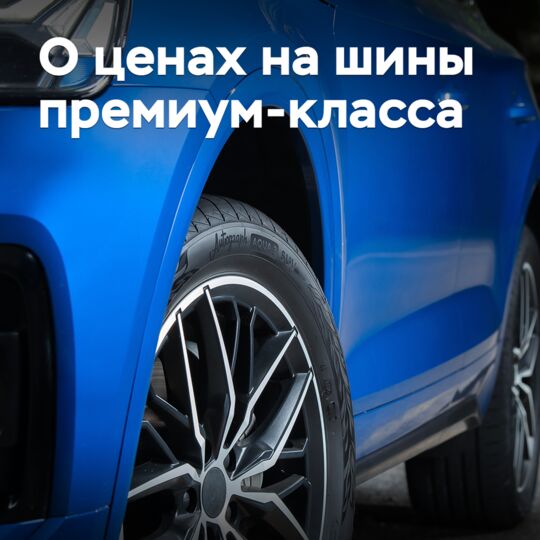 В НАПИ рассказали о ценах на шины премиум-класса