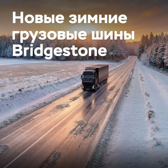 Bridgestone разработала новые зимние грузовые шины