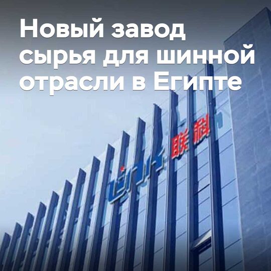 Египетте шина өнеркәсібіне арналған жаңа шикізат зауыты салынады